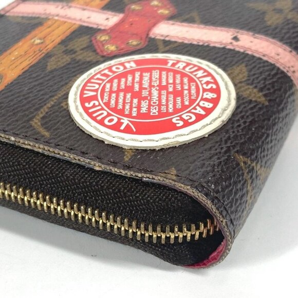 LOUIS VUITTON M62617 Monogram Summer Trunk Zippy-coin purse Wallet Coin Case - Picture 5 of 16